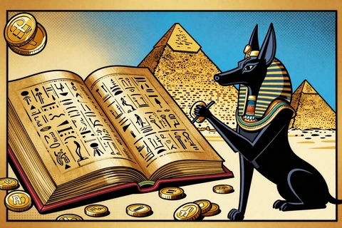 Book of Dead Slot mit &auml;gyptischen Hieroglyphen und Goldbuch